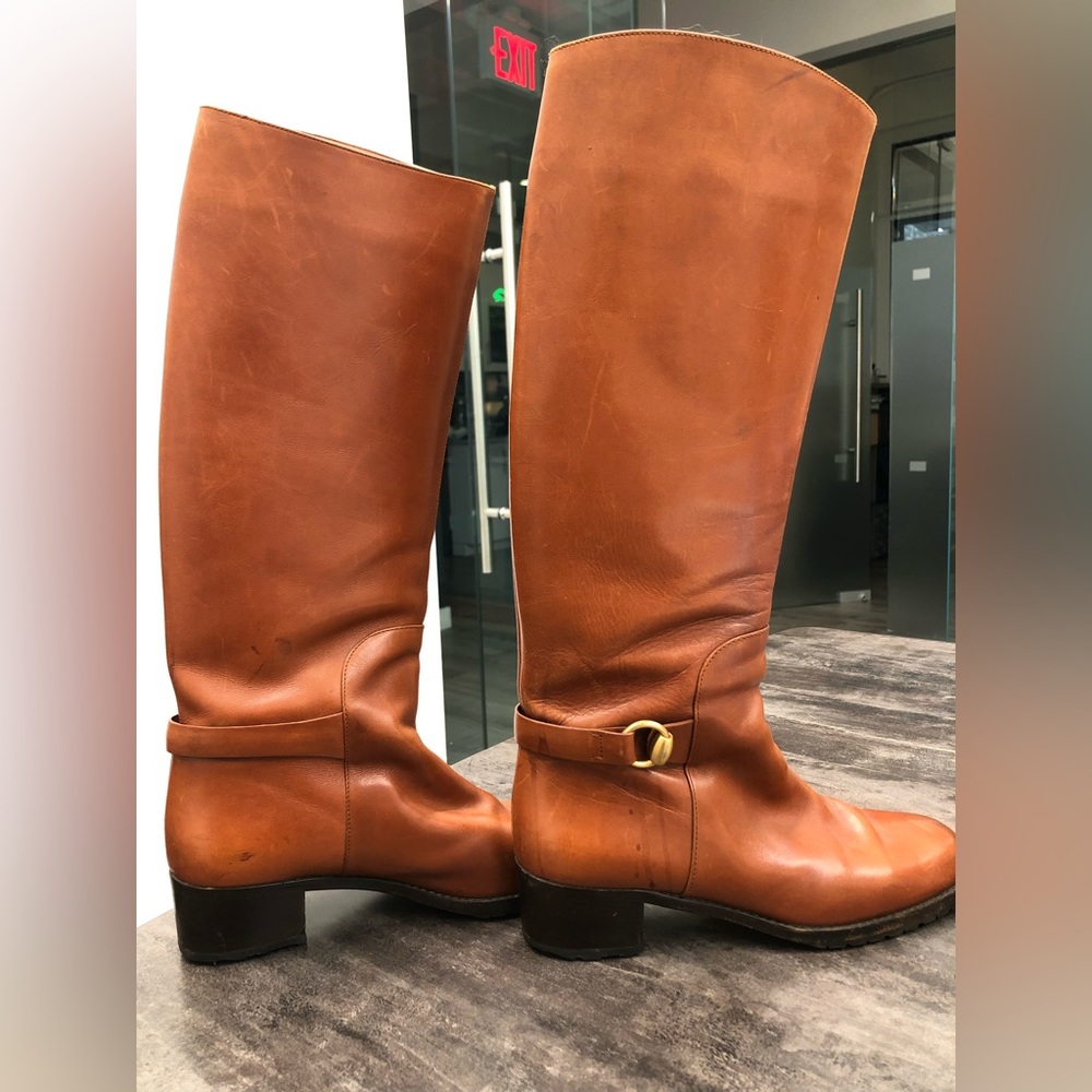 Gucci Equestrian Riding Boots 👢! Absolutely Gorgeous Boots 👢…. Size 7B 🌹 - Picture 13 of 14